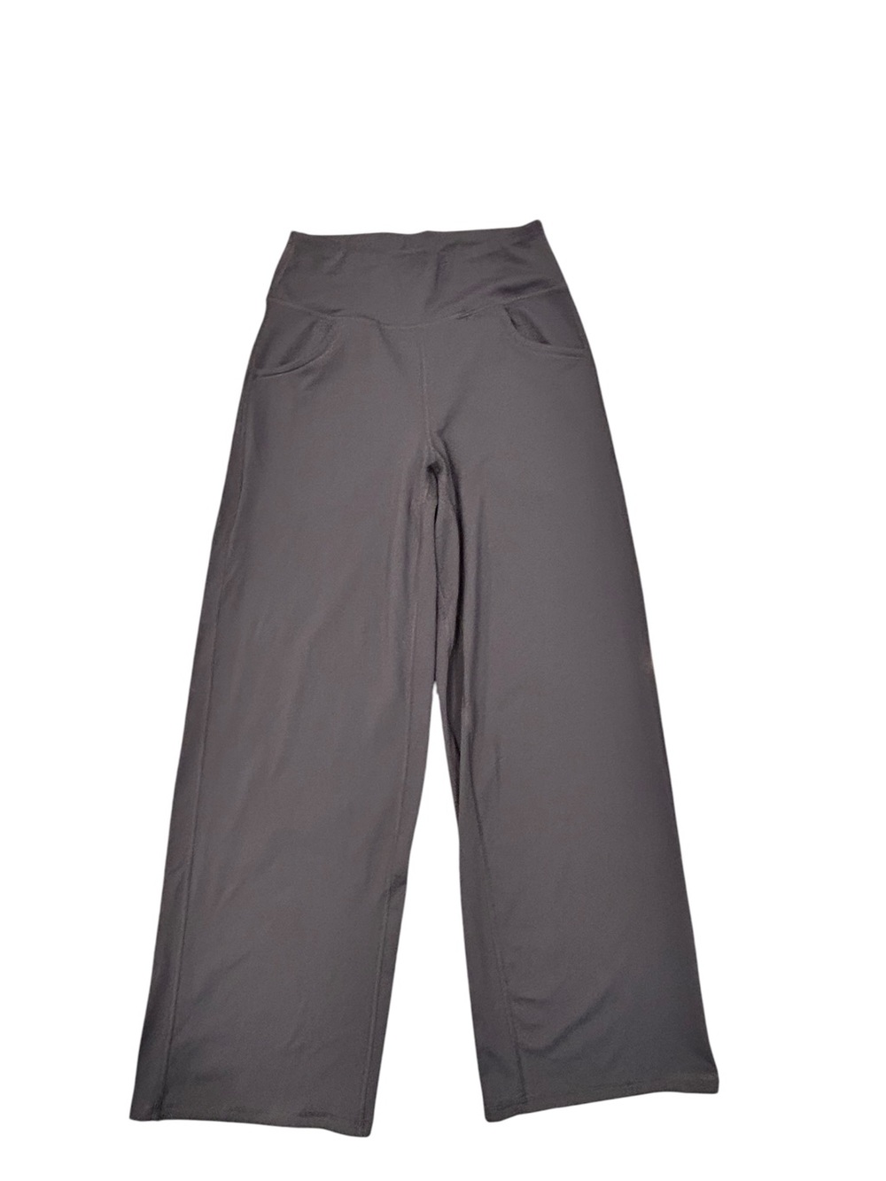 Promover Women’s Wide Leg High Waist Gray Elastic Lounge Pants Yoga Casual S